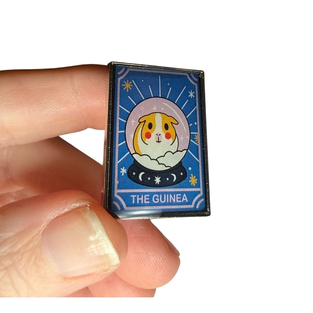 The Guinea Tarot Card Enamel Pin Lapel Pin